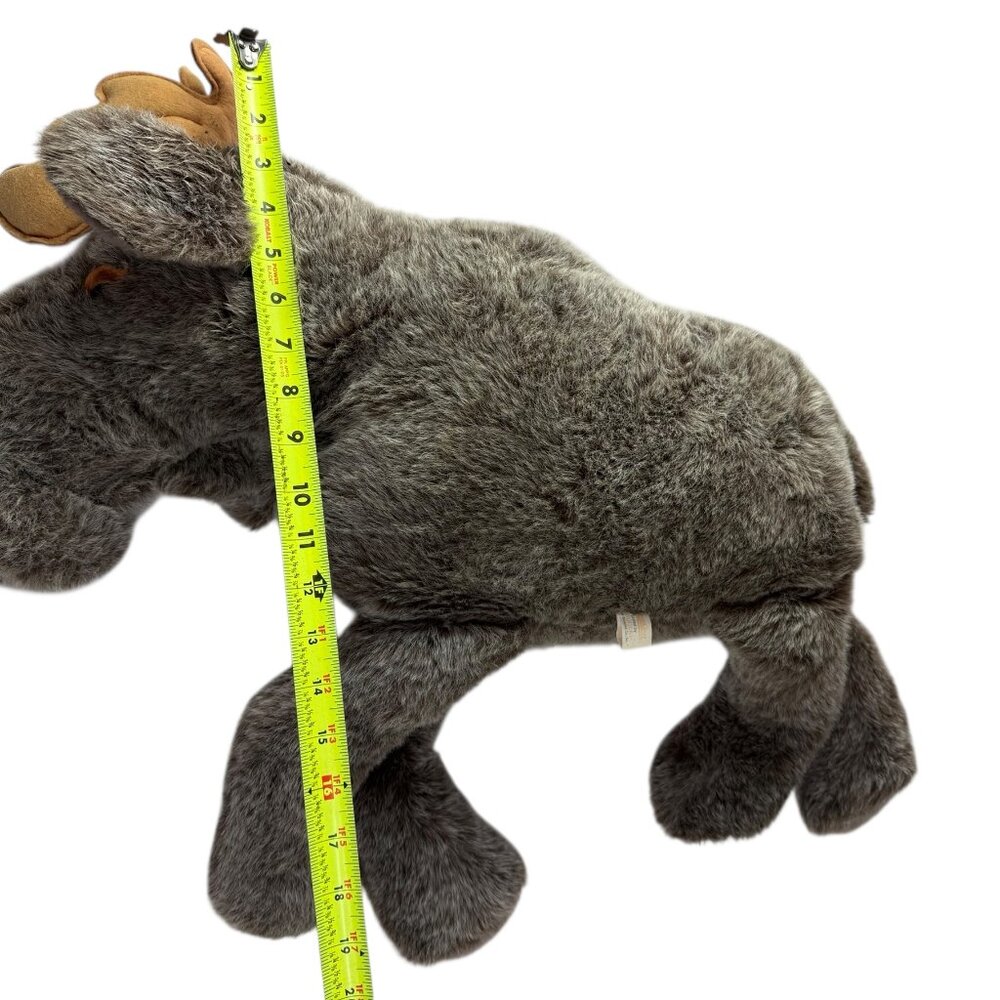 DOUGLAS LL BEAN Large Moose Plush Stuffed Animal.  Brown / Gray - Picture 5 of 8